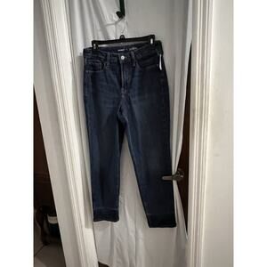 Old Navy OG Straight High rise Jeans Sz 6 Secret Smooth Pockets Cotton Hemp NWT